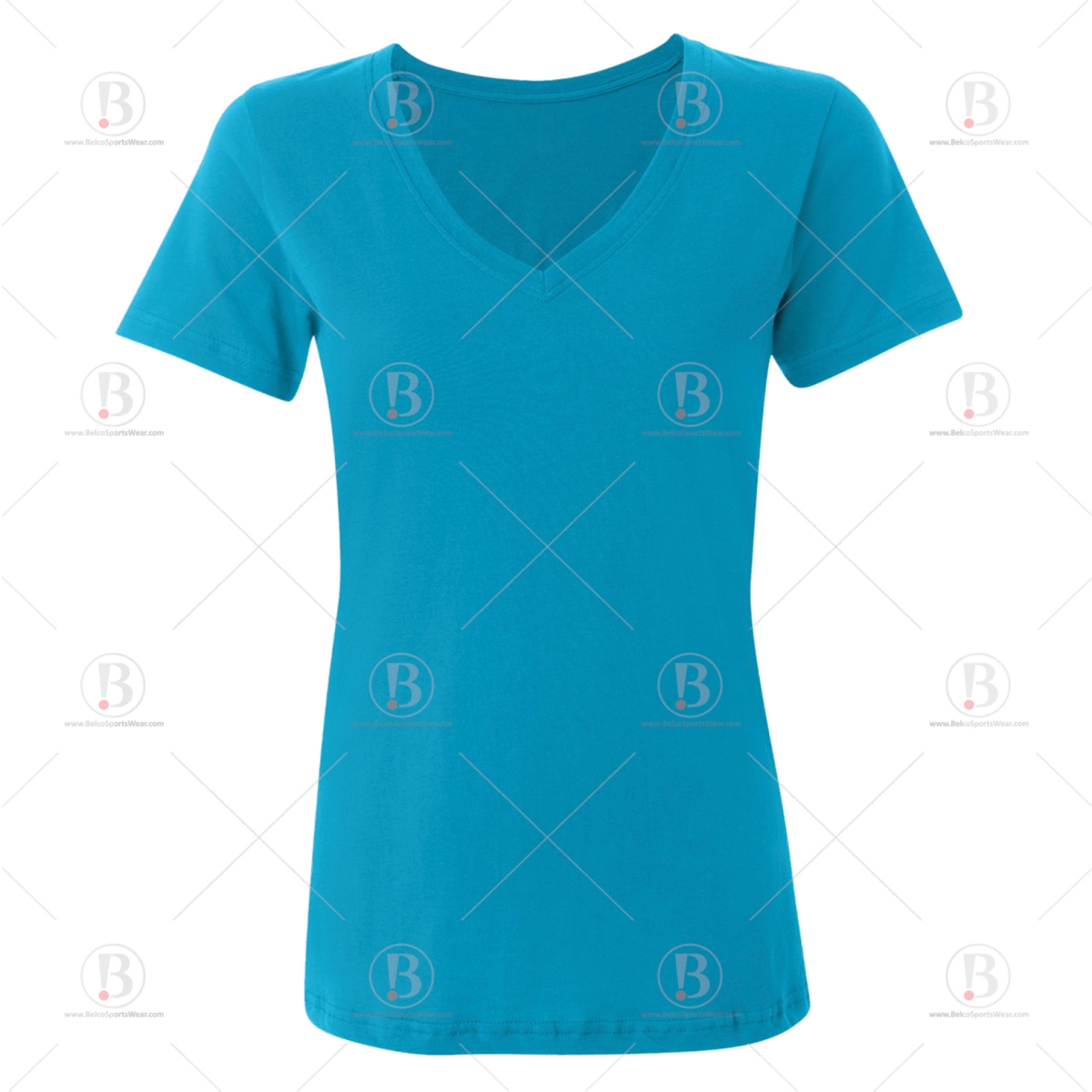 JERSEY, V-NECK