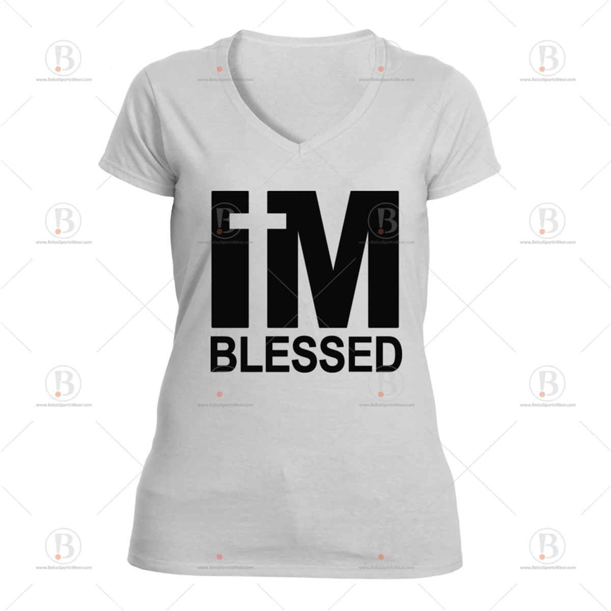 JERSEY, V-NECK